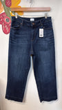 Loft Wide Leg Crop 25" Inseam Jeans, 10