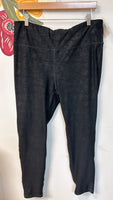 Mono B Black Athletic Leggings, 2XL