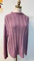 Lou & Grey Purple Sweater, M