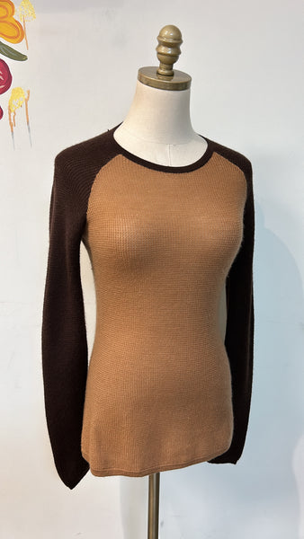 Neiman Marcus Brown 100% Cashmere Sweater, M