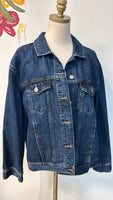 Old Navy Denim Boyfriend Jacket, L