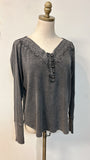 Lucky Brand Gray Top, XL