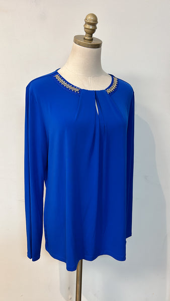 Liz Claiborne Blue Top, L