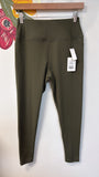 New Talbots Green 25" Inseam Leggings, S Petite