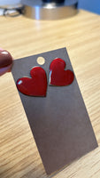 Red Heart  Earrings