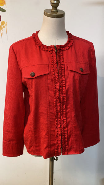 Coldwater Creek Red Jacket, M Petite