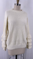 Forever 21 White/Ivory Sweater, S