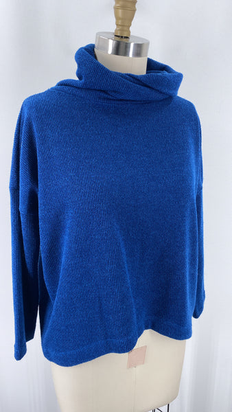 Clara Sun Woo Blue Sweater, S Petite