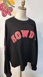 Arula Black Howdy Sweatshirt, 1X