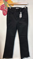 New Nine West Black Boot Cut Jeans, 8