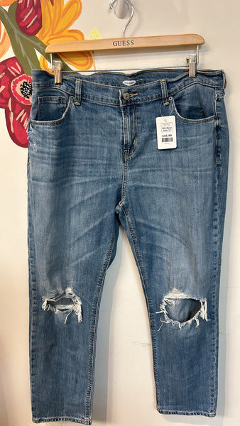 Old Navy Boyfriend Mid Rise Jeans, 12