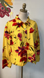 Chico's Yellow Denim Jacket, XL