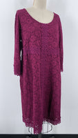 New Alfani Cranberry Dress, 0X (XL)