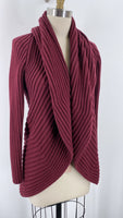 525 America Burgundy Cardigan, L