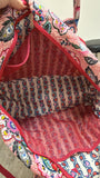 Vera Bradley Stitched Flowers Tote Bag, 16"x10"