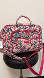 Vera Bradley Stitched Flowers Tote Bag, 16"x10"