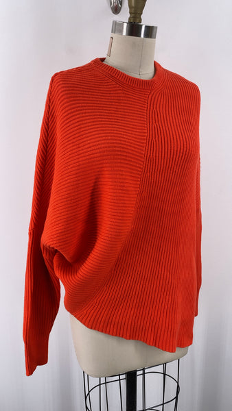 Free People Orange Sweater, XS