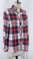 Beach Lunch Lounge Plaid Top, S