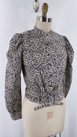 Lush Animal Print Top, S