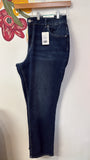 New M Jeans Maurices Straight Curvy 34" Inseam Jeans, 20W Long