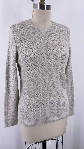 Talbots Metallic Sweater, XS