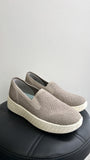 Bzees Taupe Slip Ons, 8.5