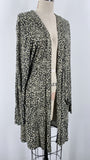 Zenana Animal Print Cardigan, 2X