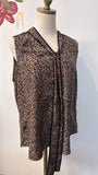 41 Hawthorn Animal Print Top, L