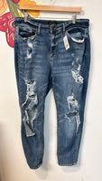 Judy Blue Boyfriend Jeans, 16W