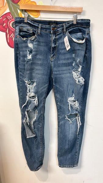 Judy Blue Boyfriend Jeans, 16W