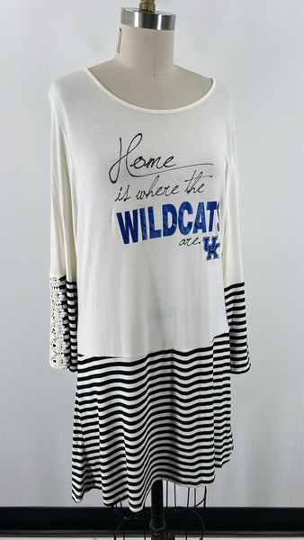 New Gameday Couture UofK Button Back Long Top, XL