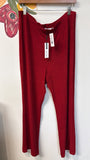 New Chico's Red Travelers No Tummy 32" Inseam Pants, XL