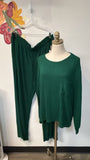 New Stars Above 2pc Green Top + 34" Inseam Pants, XXL
