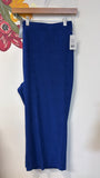New Chico's Blue Travelers Cropped 25" Inseam Pants, 20/22
