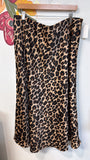 Talbots Animal Print Silky Skirt, 16W