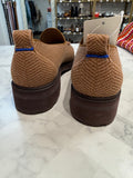 Rothy's Brown Teak Herringbone Lug Loafers, 8.5