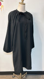 New Downeast 2pc Black Caper Dress + Jacket, M