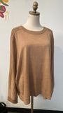 New Talbots Brown Pure Merino Wool Sweater, 3X