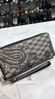 Michael Kors Black Paisley Wristlet Wallet