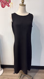 St. John Caviar Black Santana Knit Dress, 10