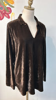 Soft Surroundings Brown Top, L