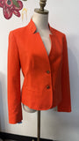 Loft Orange Blazer Jacket, 6