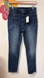 White House Black Market Slim Ankle 28" Inseam Jeans, 4