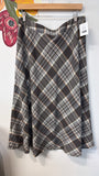 Jones Wear Plaid Skirt, 12