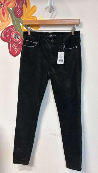 White House Black Market The Skinny Black Velvet Jeans, 2