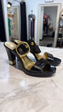 Coach Black/Gold Shoes, 7.5