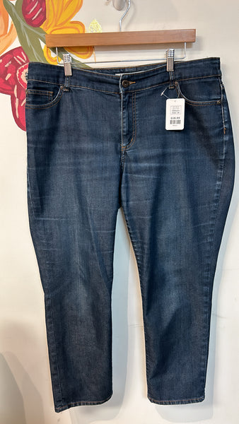 Chico's Platinum Denim Jeans, 14 (2.5)