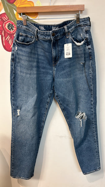 a.n.a. Mid Rise Boyfriend Jeans, 12