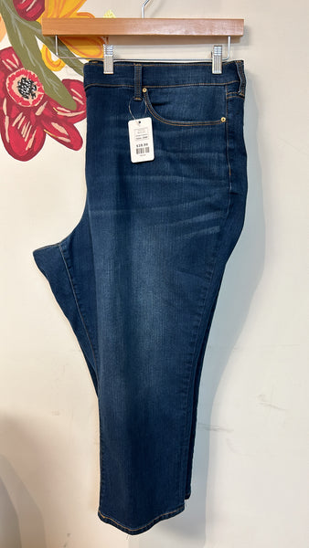 Vintage X America Boho Crop Jeans, 26W