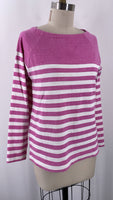 Loft Pink Stripe Top, S